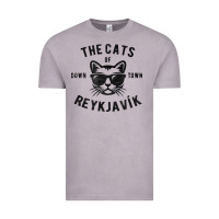 Vintage Zinc cats of downtown reykjavik t shirt Vintage Tee - linhVisuals