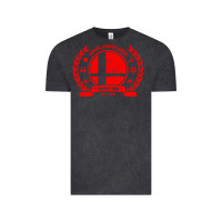 Vintage Black super smash bros smash club Vintage Tee - linhVisuals