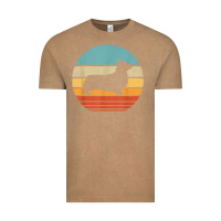 Vintage Coffee corgi retro vintage 60s 70s sunset dog lovers men women t shirt Vintage Tee - linhVisuals