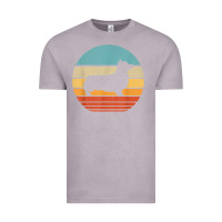 Vintage Zinc corgi retro vintage 60s 70s sunset dog lovers men women t shirt Vintage Tee - linhVisuals
