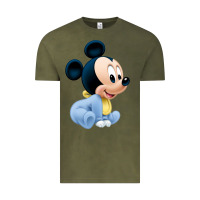 Vintage Olive baby micke  mouse Vintage Tee - linhVisuals