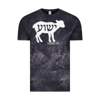 Cloud Black isaiah 53 lamb yeshua jesus t shirt Vintage Tee - linhVisuals