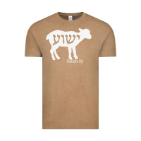 Vintage Coffee isaiah 53 lamb yeshua jesus t shirt Vintage Tee - linhVisuals