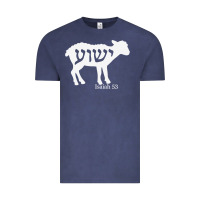 Vintage Denim isaiah 53 lamb yeshua jesus t shirt Vintage Tee - linhVisuals