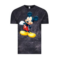 Cloud Black micke mouse Vintage Tee - linhVisuals