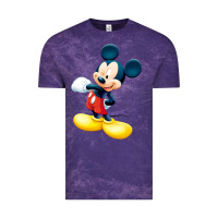 Cloud Purple micke mouse Vintage Tee - linhVisuals