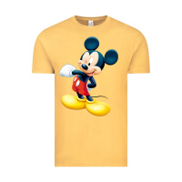 Vintage Mustard micke mouse Vintage Tee - linhVisuals