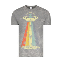 Cloud Rock vintage alien weed pot leaf ufo abduction marijuana cannabis t shirt Vintage Tee - linhVisuals