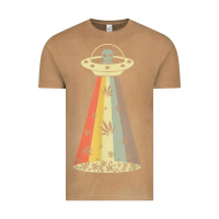 Vintage Camel vintage alien weed pot leaf ufo abduction marijuana cannabis t shirt Vintage Tee - linhVisuals