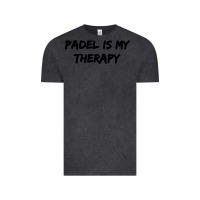 Vintage Black padel is my therapy Vintage Tee - linhVisuals