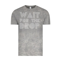 Cloud Rock retro edm wait for the drop house dj trance wash t shirt Vintage Tee - linhVisuals