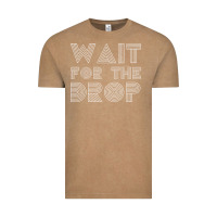 Vintage Coffee retro edm wait for the drop house dj trance wash t shirt Vintage Tee - linhVisuals