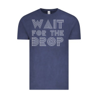 Vintage Denim retro edm wait for the drop house dj trance wash t shirt Vintage Tee - linhVisuals