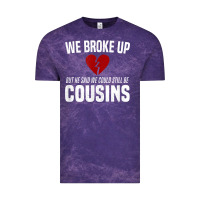 Cloud Purple we broke up still cousins funny redneck break up gag joke t shirt Vintage Tee - linhVisuals