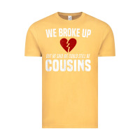 Vintage Mustard we broke up still cousins funny redneck break up gag joke t shirt Vintage Tee - linhVisuals