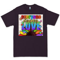 Plum Everyone Deserves Love Pride LGBTQ+ Tumbler Premium Tee - BundleAndBundleShop