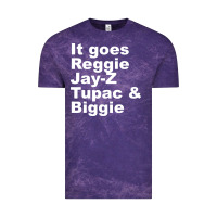 Cloud Purple it goes reggie jay Vintage Tee - linhVisuals