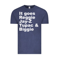 Vintage Denim it goes reggie jay Vintage Tee - linhVisuals