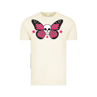 Vintage Arctic butterfly skull Vintage Tee - linhVisuals