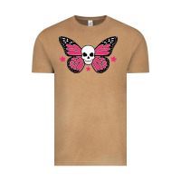 Vintage Camel butterfly skull Vintage Tee - linhVisuals