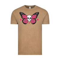 Butterfly Skull Vintage Tee | Teevron