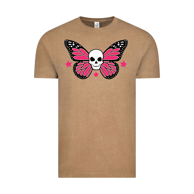 Butterfly Skull Vintage Tee by linhVisuals | Teevron