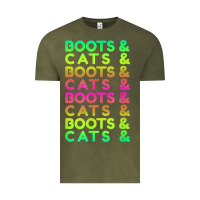 Vintage Olive edm rave shirt  boots and cats gift Vintage Tee - linhVisuals