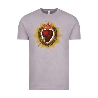 Vintage Zinc sacred heart of jesus catholic devotion t shirt Vintage Tee - linhVisuals