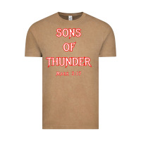 Vintage Coffee sons of thunder zebedee james and john mark 317 bible t shirt Vintage Tee - linhVisuals