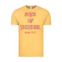 Vintage Mustard sons of thunder zebedee james and john mark 317 bible t shirt Vintage Tee - linhVisuals