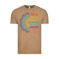 Kindeness In A World Where You Can Be Anything Choose Kind Kindness Vintage Tee | Teevron