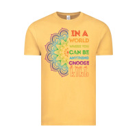 Vintage Mustard kindeness In A World Where You Can Be Anything Choose Kind Kindness Vintage Tee - linhVisuals