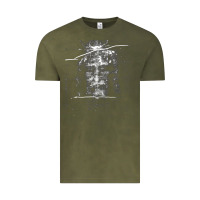 Vintage Olive the shroud of turin holy face of jesus t shirt Vintage Tee - linhVisuals