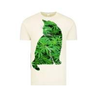 Vintage Arctic funny cannabis & cat lover marijuana weed smoker art t shirt Vintage Tee - linhVisuals