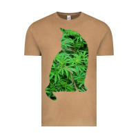 Vintage Camel funny cannabis & cat lover marijuana weed smoker art t shirt Vintage Tee - linhVisuals