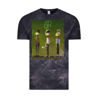 Cloud Black ajr green Vintage Tee - linhVisuals