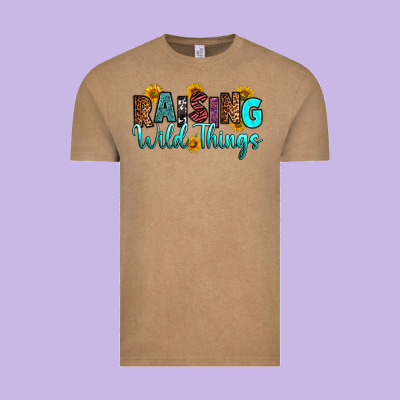 Raising Wild Things Vintage Tee Designed By Ranaportraitstore