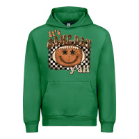 Emerald it's game day y'all football smiley face Urban Hoodie - BarkalooDesign