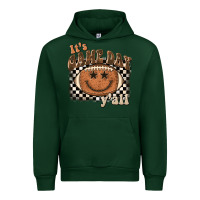 Forest Green it's game day y'all football smiley face Urban Hoodie - BarkalooDesign