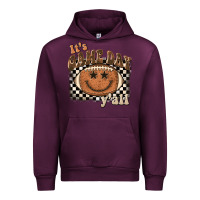 Mauve Wine it's game day y'all football smiley face Urban Hoodie - BarkalooDesign
