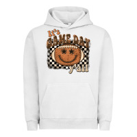 Pigment Lunar Rock it's game day y'all football smiley face Urban Hoodie - BarkalooDesign