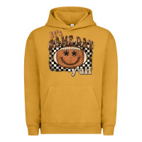 Pigment Peanut Butter it's game day y'all football smiley face Urban Hoodie - BarkalooDesign