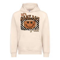 Sandshell it's game day y'all football smiley face Urban Hoodie - BarkalooDesign