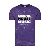 Cloud Purple soulful house music deep house edm premium t shirt Vintage Tee - linhVisuals