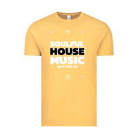 Vintage Mustard soulful house music deep house edm premium t shirt Vintage Tee - linhVisuals