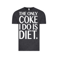 Vintage Black the only coke i do is diet Vintage Tee - linhVisuals