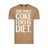 Vintage Coffee the only coke i do is diet Vintage Tee - linhVisuals