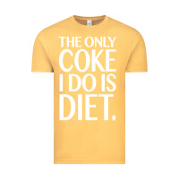 Vintage Mustard the only coke i do is diet Vintage Tee - linhVisuals