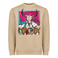 Mushroom western hey cowboy Heavyweight Sweatshirt - OliviaCreatesArt