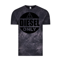 Cloud Black Diesel Only Vintage Tee - linhVisuals